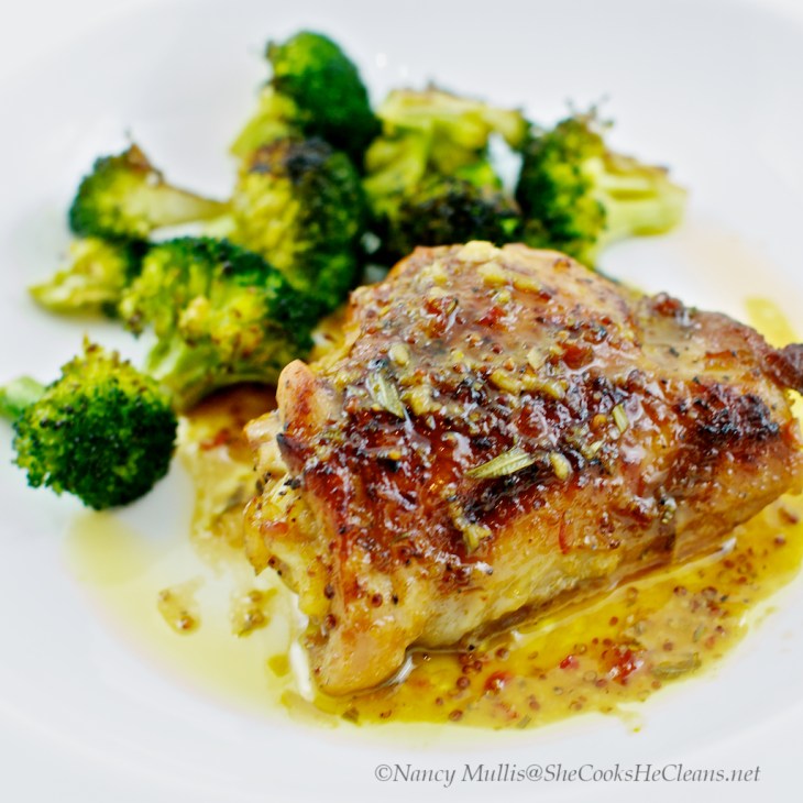 Chicken with Mustard Orange sauce (2)