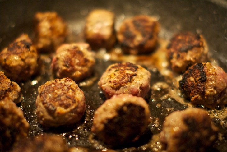 messy meatballs