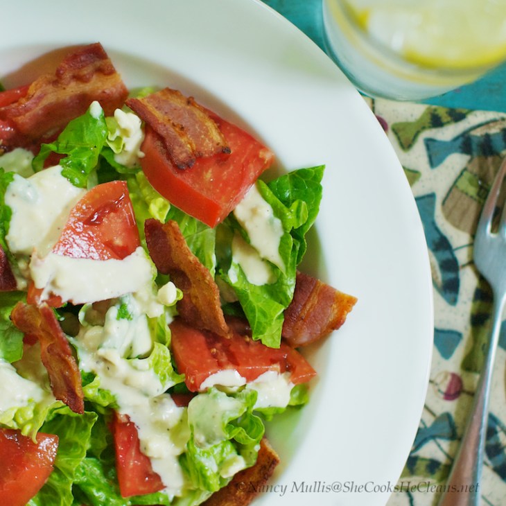 BLT Salad  / She Cooks, He Cleans