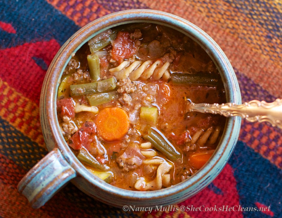 Beef and Vegetable&nbsp;Soup