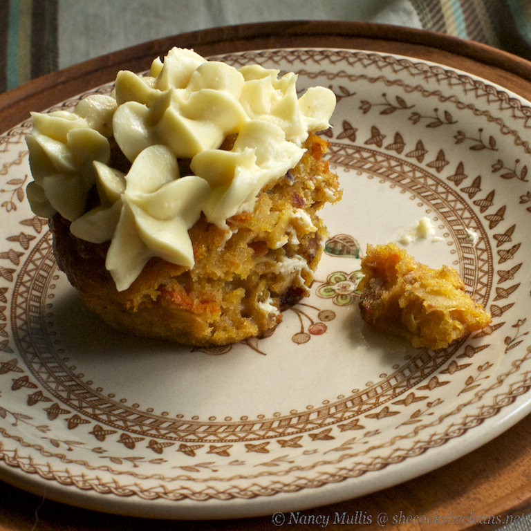 Gluten-free Carrot Cupcakes with Maple Cream Cheese&nbsp;Frosting