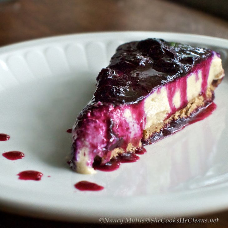 Cashew "Cheesecake" - dairy free and gluten free. From She Cooks, He Cleans