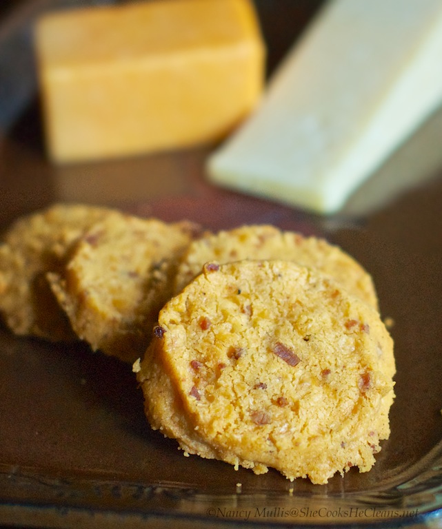 Cheddar Bacon Biscuits from SheCooksHeCleans.net