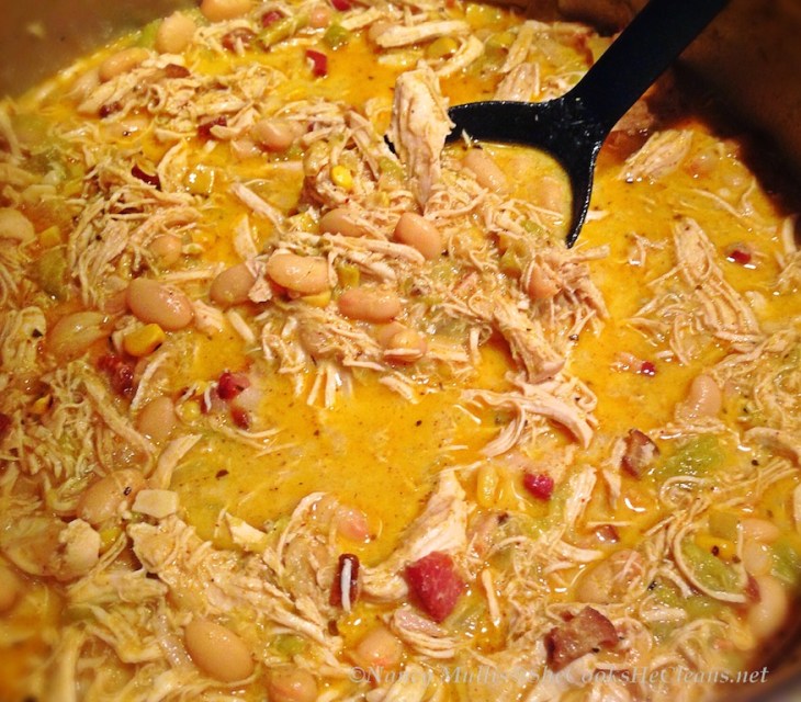 Chicken Green Chile Stew  / She Cooks He Cleans