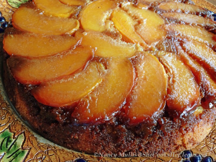 Peach Upside Down Cake (GF)