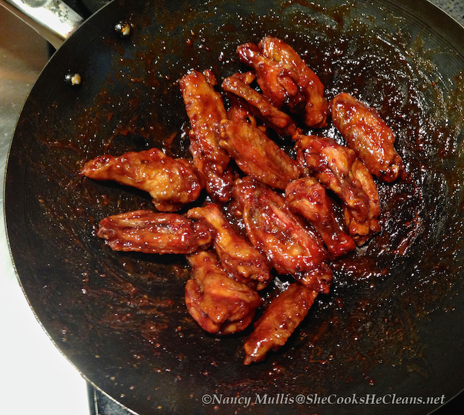 Honey Mustard Wings from SheCooksHeCleans