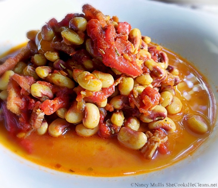 Creole Peas in the Instant Pot / SheCooksHeCleans.net